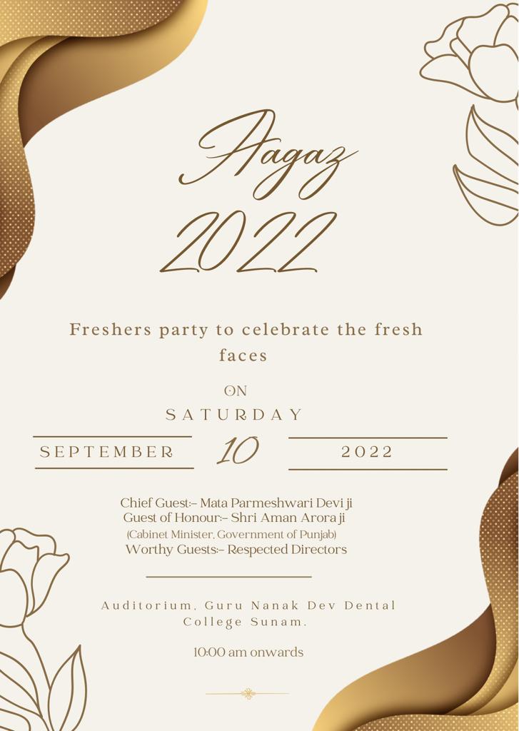 Freshers Party to Celebrate the Fresh Faces on Saturday 10 September 2022